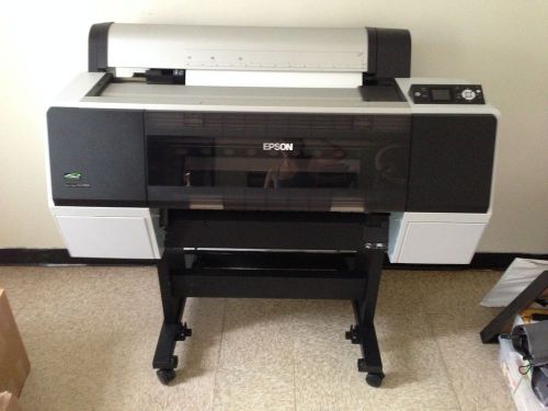 Epson Stylus Pro 7900 Large Wide Format 24&#034; Inkjet Printer w/ Ink &amp; Accessories