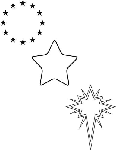 23 Star Start Vector Clipart for Vinyl Cutter