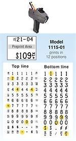 MONARCH 1115  PRICING GUN LABELING SYSTEM