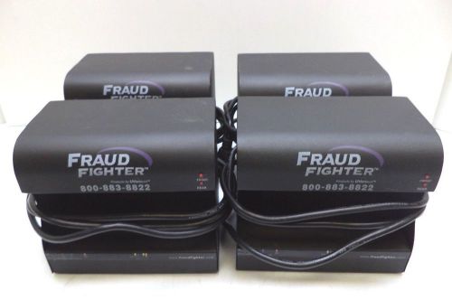 Lot of 4 UVeritech FRAUD FIGHTER Model# HD8X2-120A Tested