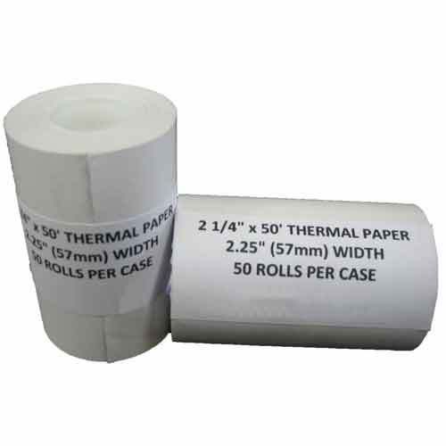 2-1/4&#034; x 50&#039; THERMAL WIRELESS PoS RECEIPT PAPER - 300 ROLLS