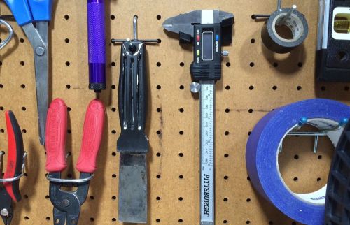 Pegboard holder for Digital Caliper