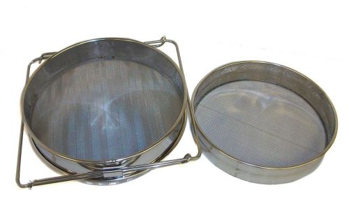 New Honey Strainer Double Sieve Stainless Steel Beekeeping Equipment VIVO Filter