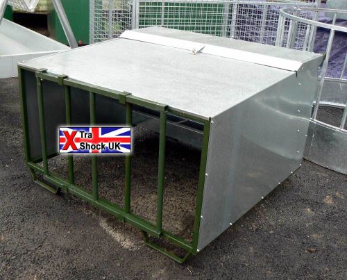 Lamb creep feeder walk in, on skids   - galvanised sheet for sale