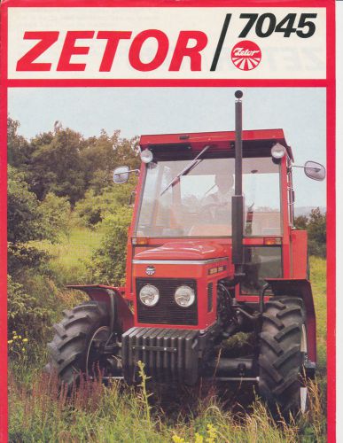 ZETOR 7045 TRACTOR BROCHURE