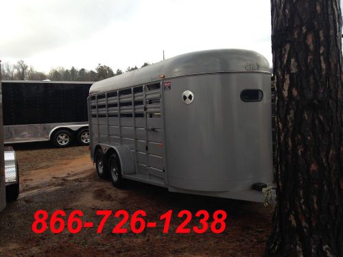 CM 16 Foot Stocker Trailer Non Current Year Horse Livestock Hauler