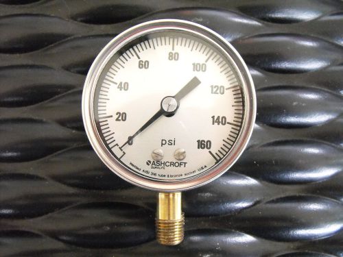 Ashcroft 25w 1009aw-02l  gauge  0-160 psi  25w1009aw02l for sale