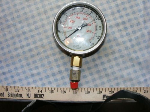 Noshok 0-1000 PSI Liquid Filled Pressure Gauge