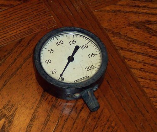 VINTAGE LONERGAN GAUGE METER 200PSI