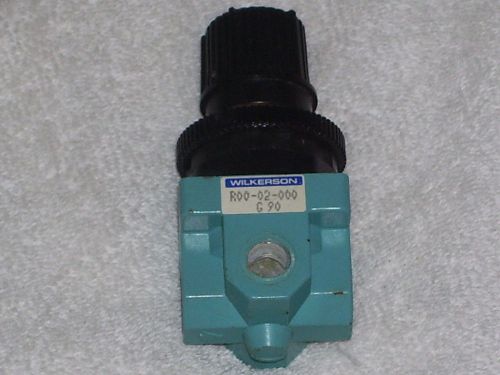 Wilkerson R00-02-000 G90 Miniature Air Regulator w/ Locking Adjustment, Ex Cond