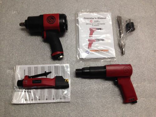 LOT (3) CHICAGO PNEUMATIC AIR TOOLS