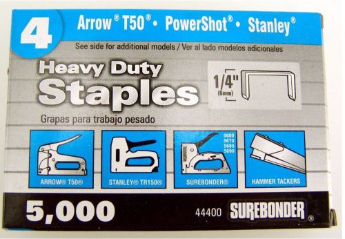 1/4 Length Heavy Duty Staples 5000 Nt Per Box 44400