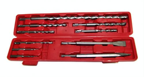 10 PC DRILL BITS SDS PLUS CONCRETE MASONRY ROTARY HAMMER TOOLS   HOTECHE