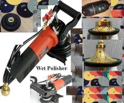 3/4&#034; 3/8&#034; Radius Bullnose Granite Counter 25 Pad Wet Polisher Stone Granite