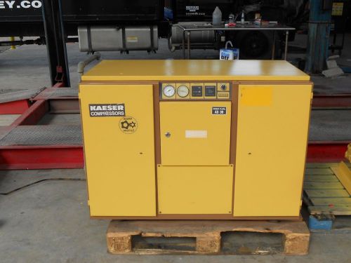 Kaeser AS30  Rotary 30 HP Screw Compressor, Drier &amp; 400 Gal K Storage Tank