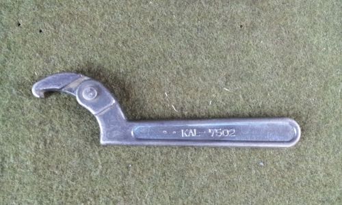 KAL-7502 SPANNER WRENCH ADJUSTABLE HOOK 3/4-2&#034;