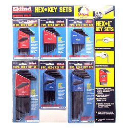 Allen Keys Set Kit Eklind Metric Hex-L Key Set 9 Long Arm Heavy Duty *Fast Post*