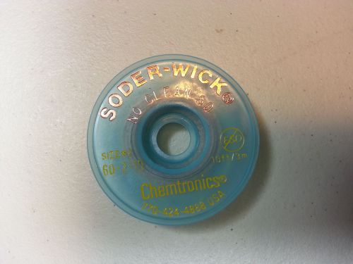 Lot of (12) chemtronics soder-wick rosin sd size #2 desoldering 10ft/3m 60-2-10 for sale
