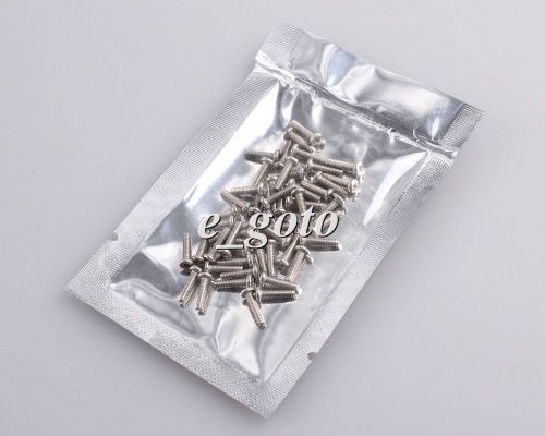 50pcs M2*8 Bolts Screw Spike Round Head Screw ?2mm Length 8mm