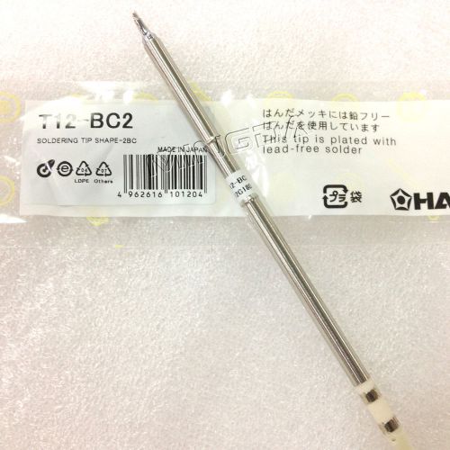 FreeShipping!T12-BC2 Lead-free Soldering Iron Tips For HAKKO FX-951Welding tips