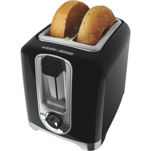 Black &amp; Decker Black 2-Slice Cool Touch Toaster-BLK 2-SLICE TOASTER