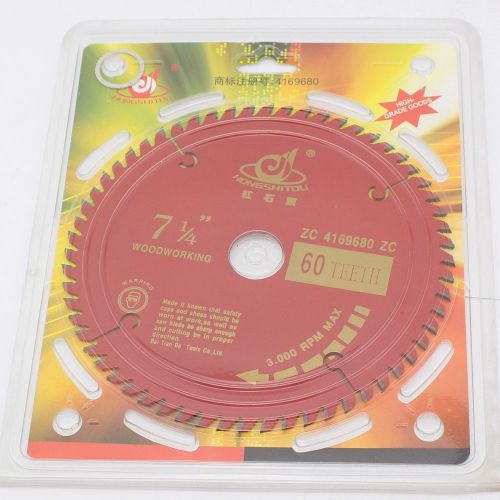 7&#034; inch 180mm x 60T x 25.4mm TCT CIRCULAR SAW BLADE FOR WOOD CUTTING CARPENTRY