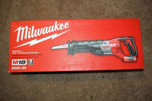 Milwaukee Sawzall M18 Cordless Reciprocating Saw 2620-20 NEW