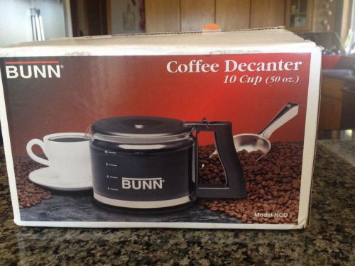 Bunn 10 Cup Replacement Decanter NCB-B  NIB