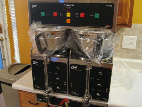 Wilbur Curtis Gemini Twin Coffee Brewer, ADS Digital, 1.5 Gal.  GEM-12D-10 each