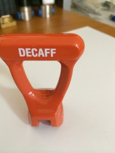 NEW Orange Handle &#034; DECAFF  &#034; Replaces.