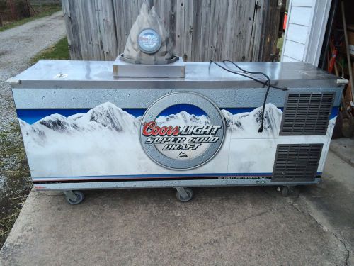 Coors Light Perlick Mobile 2 Tap Kegerator- Ultimate Man Cave