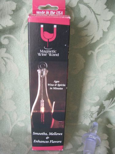 Magnetic Wine Wand, Flavor &amp; Taste Enhancer for All Wines &amp; Spirits in orig. Box