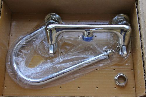 Equip Wall Mount Faucet ~ 8&#034; Centers w/ 5 1/2&#034; Swivel Gooseneck