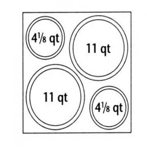 67410 Adapter Plate 4 Inset Holes For 6060A