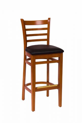 New Commercial Restaurant Wooden Burlington Ladder Back Bar Stool