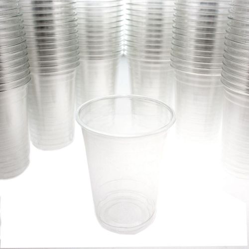 1,000ct Karat C-KC10 PET 10oz Cup Clear Plastic Tumbler Drink Beverage Bulk Lot