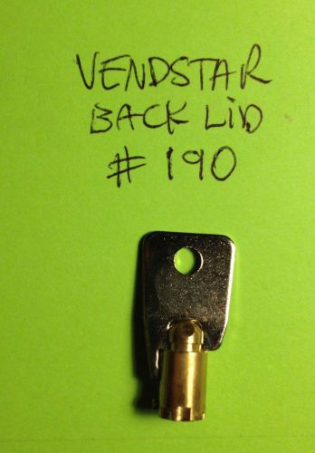 VENDSTAR 3000  BACKDOOR KEY # 0190