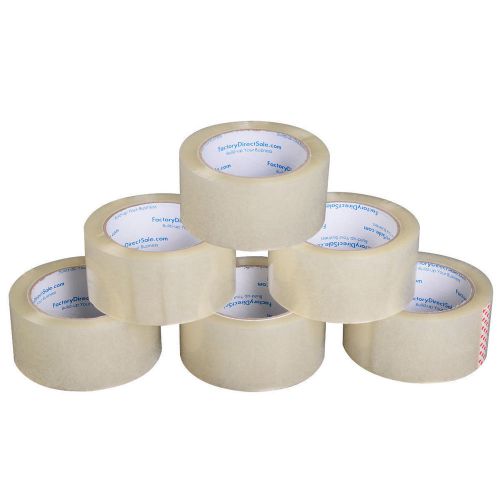 36 Rolls 2&#034; x 110 Yards 330&#039; Carton Sealing Clear Packing Shipping Box Tape