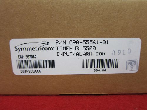 Symmetricom 090 55561 01 TimeHub 5500 Input Connector Module D0TPS00AAA (New)