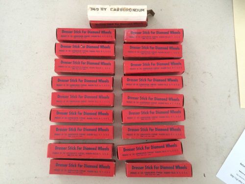 (19) PC. LOT OF CARBORUNUM #349 DRESSING STICKS FOR DIAMOND GRINDING WHEELS