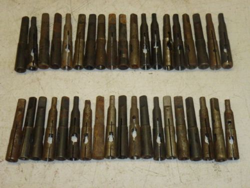 LOT of (38) S-J SCULLY JONES ASSORTED SPLIT TOOL HOLDERS 1MT