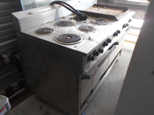 Garland 6 Burner Electric Commercial Range with griddle