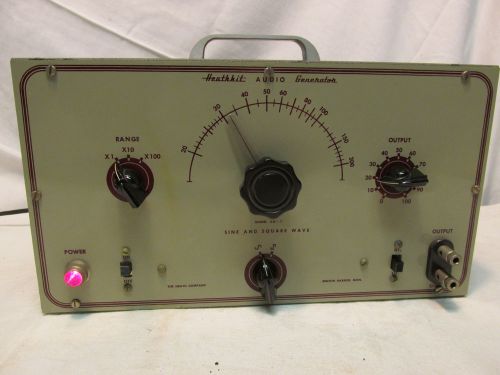 HEATHKIT AG7 SINE SQUARE WAVE AUDIO GENERATOR