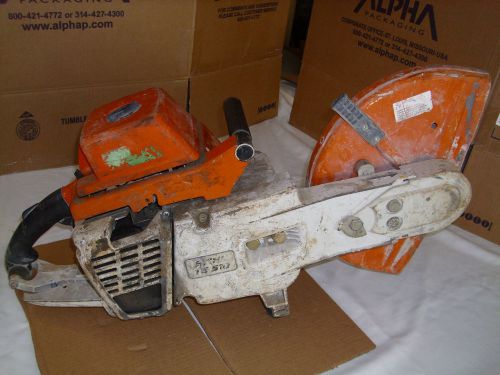 STIHL TS510 DEMO SAW  CUT OFF SAW PARTS SAW OR REPAIR  CONCRETE CUT OFF SAW