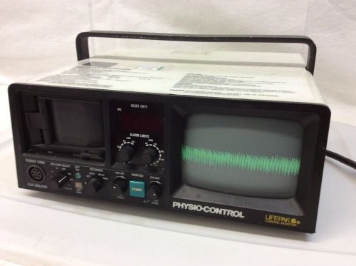 Lifepak 6s Cardiac Monitor Physio Control