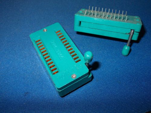 224-3344 TEXTOOL 3M 24-PIN ZIF SOCKET GREEN GOLD INSERTS LAST ONES