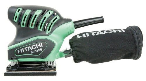 Hitachi SV12SG 1.7 Amp Orbital 1/4 Sheet Sander with Cloth Dust Bag