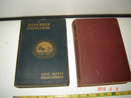 BOOKS OLD ANTIQUE VINTAGE STEAM BOILER GAS ENGINE HIT MISS INDUSTRIAL MECHANIC