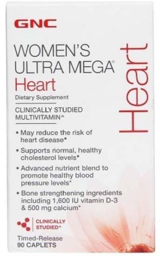 New gnc women&#039;s ultra mega heart, 90 caplets for sale