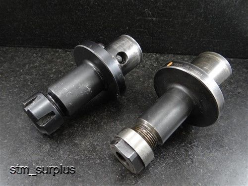 PAIR OF PARLEC PC6 COLLET CHUCKS MODULAR SHANK KA6 ER16 ER20